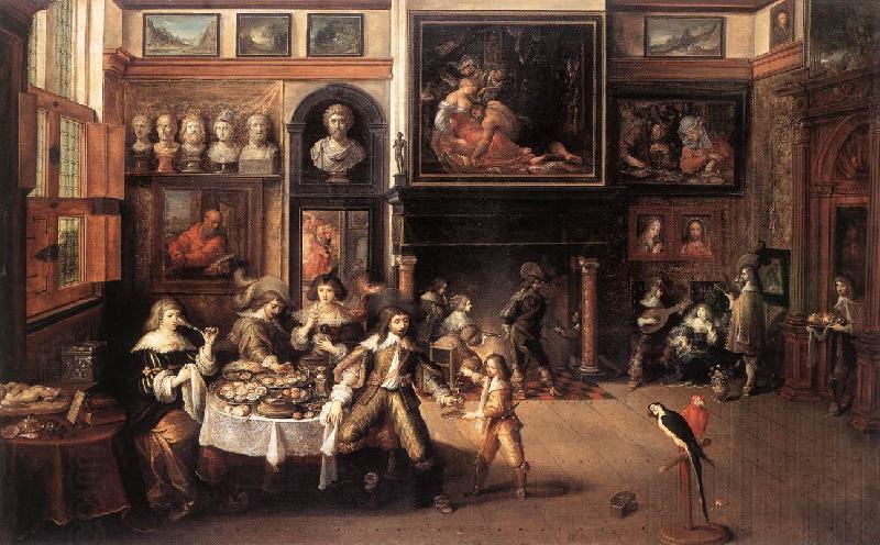 FRANCKEN, Ambrosius Supper at the House of Burgomaster Rockox dhe